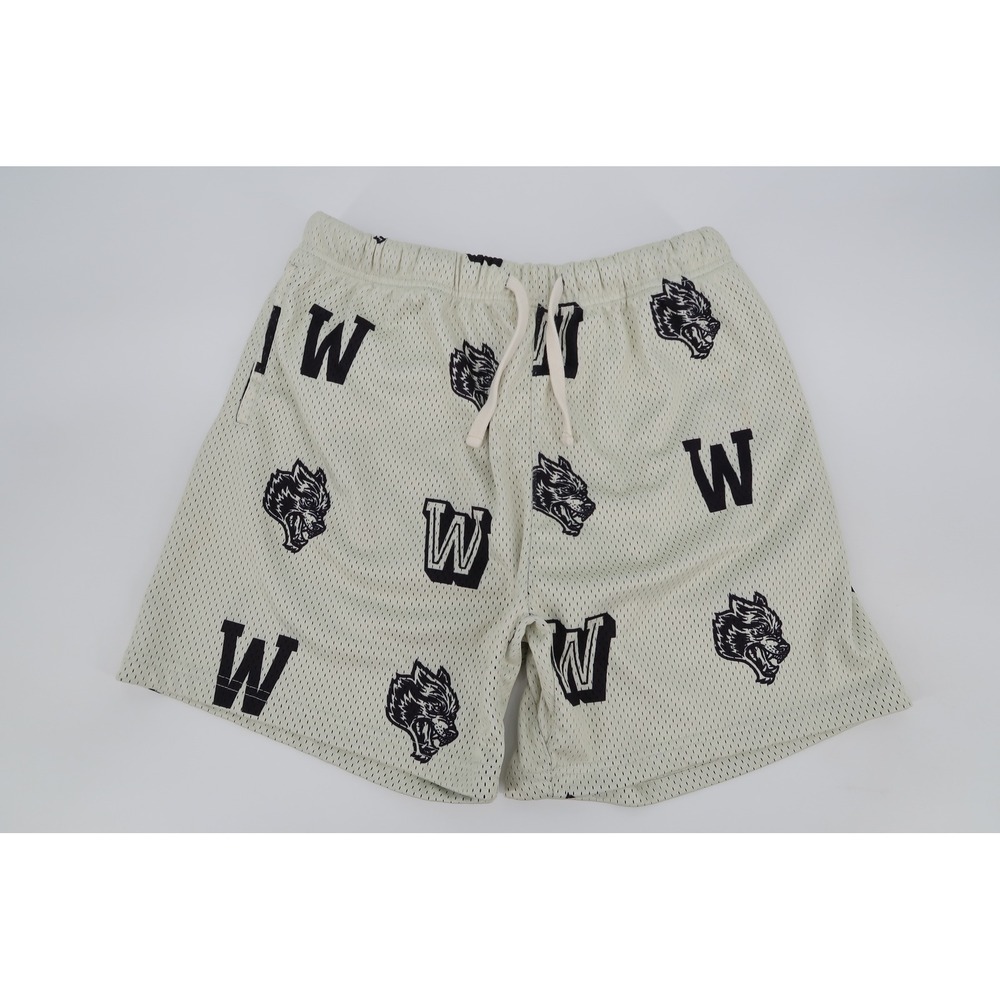 Darc Sport Wolves Mesh Shorts Mens Small Black Monogram Limited Edition 424/1000